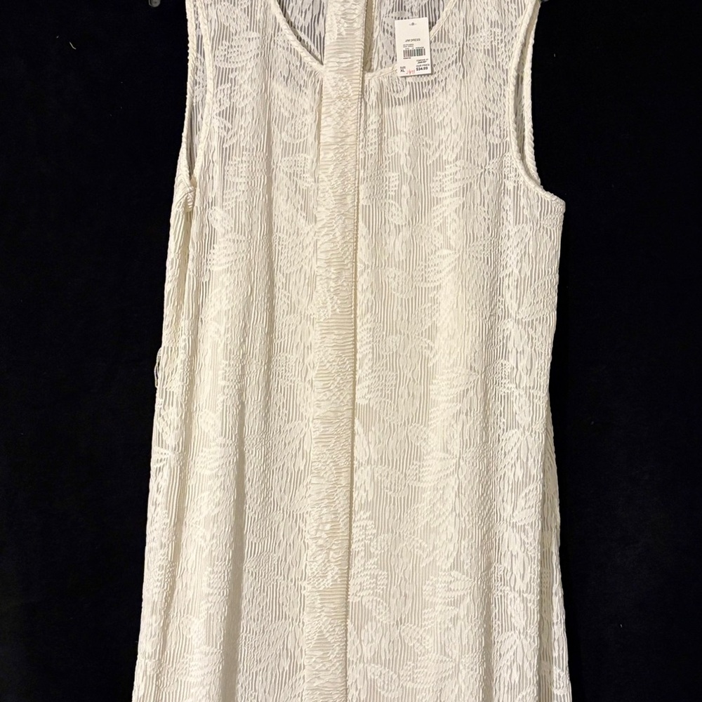 Cato White Sleeveless Dress